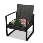 Japanese Peony Print Outdoor Seat Cushion Cover