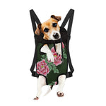 Japanese Peony Print Pet Carrier Backpack