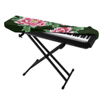 Japanese Peony Print Piano Keyboard Cover