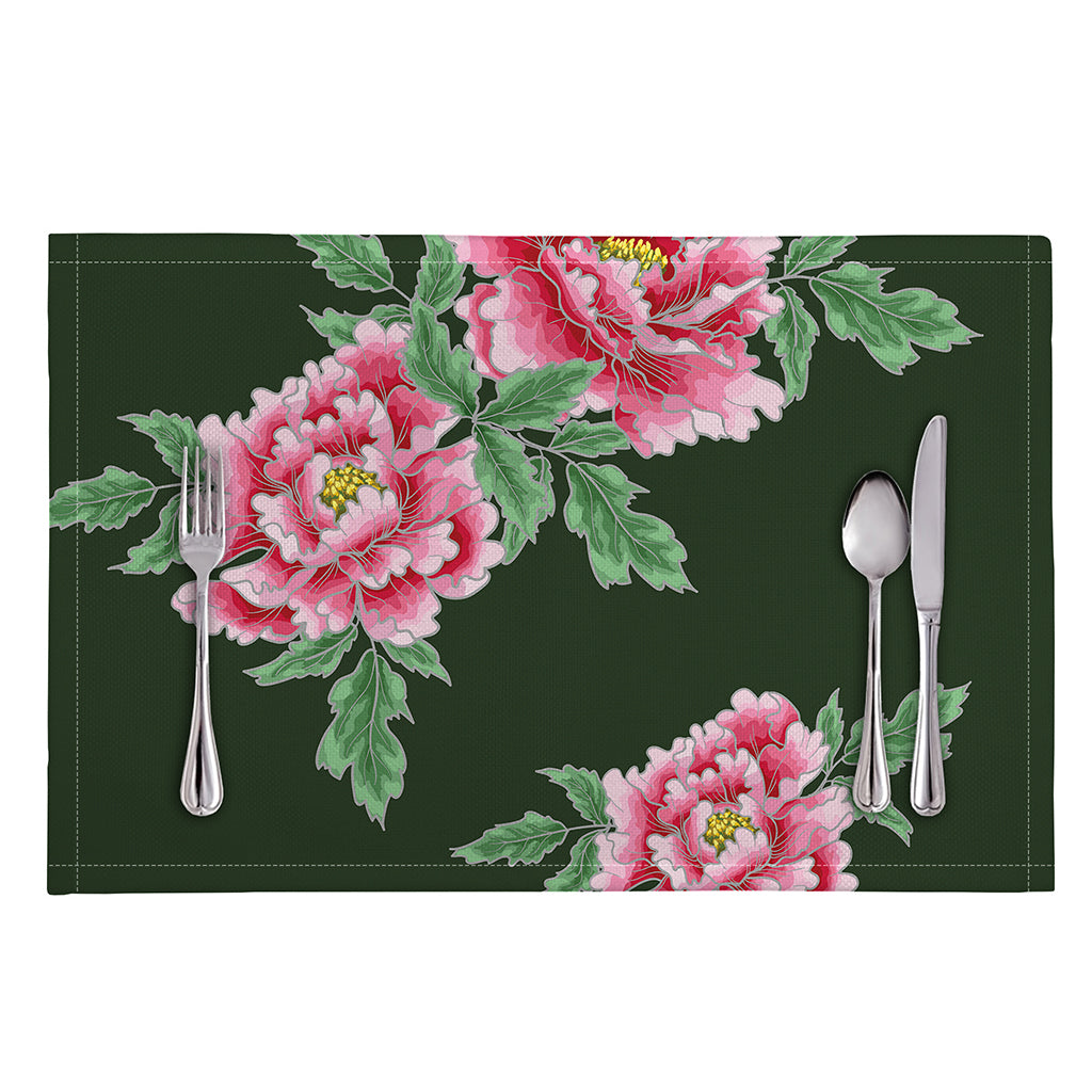 Japanese Peony Print Placemat