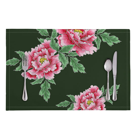 Japanese Peony Print Placemat