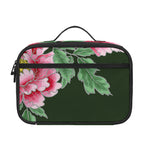 Japanese Peony Print Portable Lunch Bag
