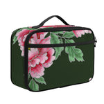 Japanese Peony Print Portable Lunch Bag