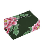 Japanese Peony Print Rectangle Tissue Box Cover
