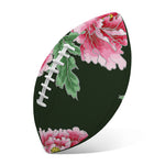 Japanese Peony Print Rugby Ball
