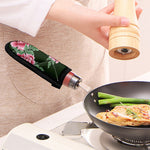 Japanese Peony Print Skillet Handle Cover