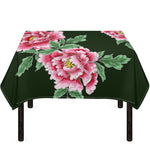 Japanese Peony Print Tablecloth