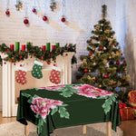Japanese Peony Print Tablecloth