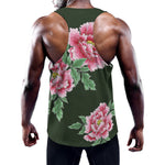 Japanese Peony Print Training Tank Top