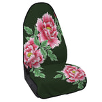 Japanese Peony Print Waterproof Car Seat Cover