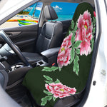 Japanese Peony Print Waterproof Car Seat Cover