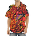 Japanese Phoenix Print Aloha Shirt