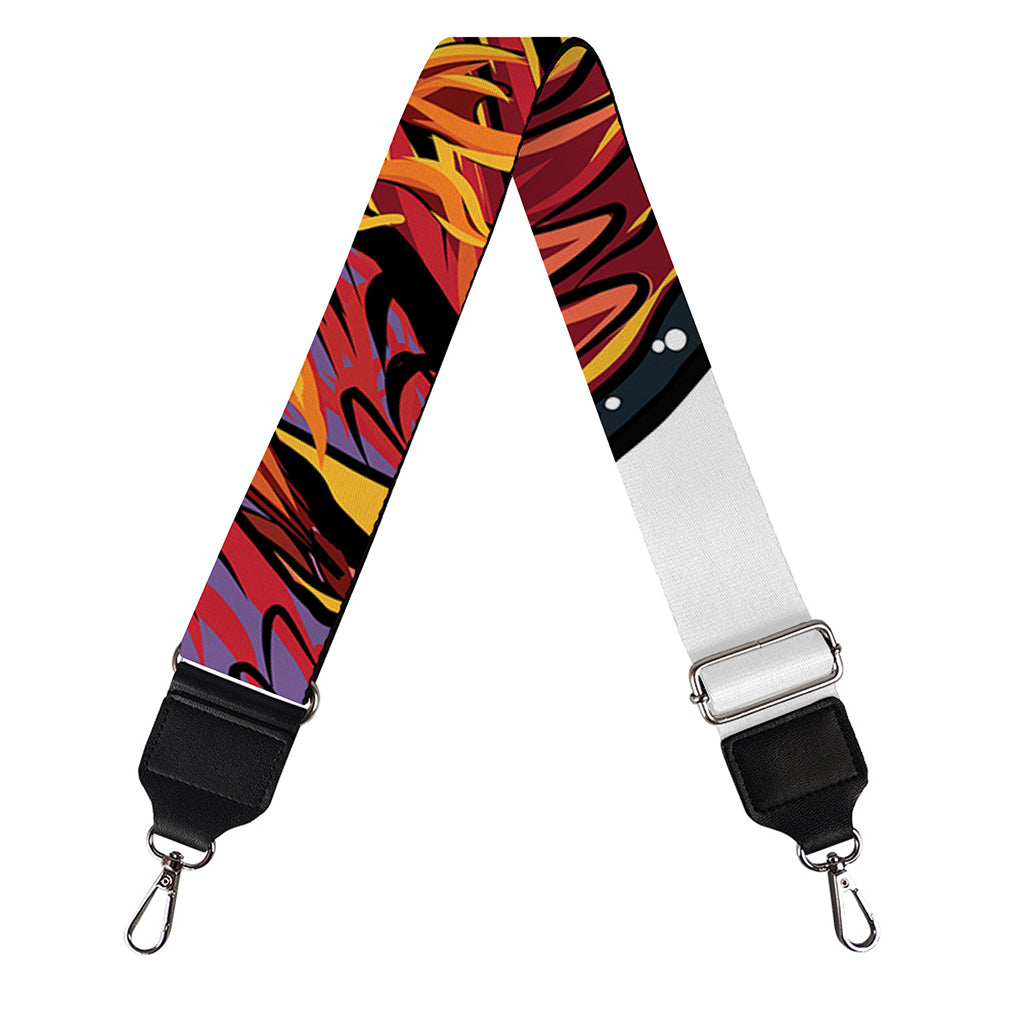 Japanese Phoenix Print Bag Strap