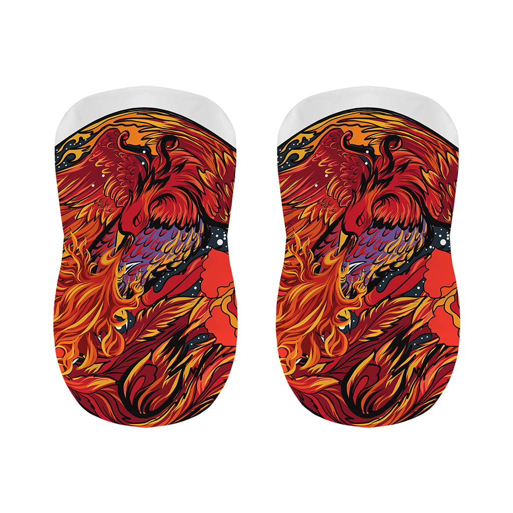 Japanese Phoenix Print Bar Stool Covers