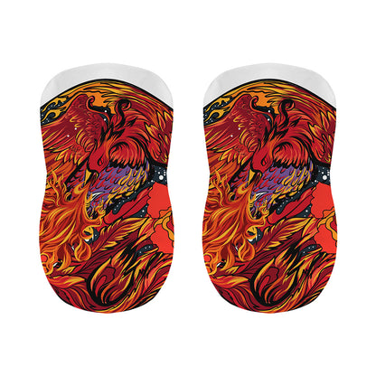 Japanese Phoenix Print Bar Stool Covers
