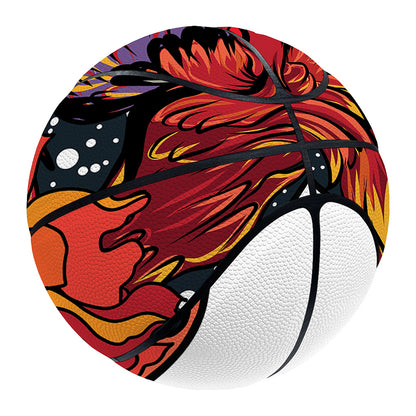 Japanese Phoenix Print Basketball