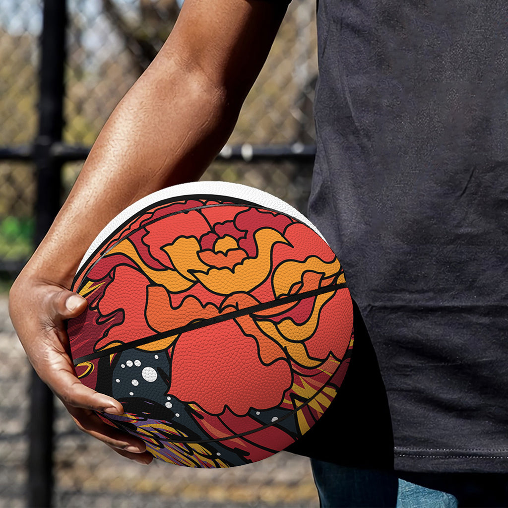 Japanese Phoenix Print Basketball