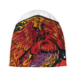 Japanese Phoenix Print Beanie