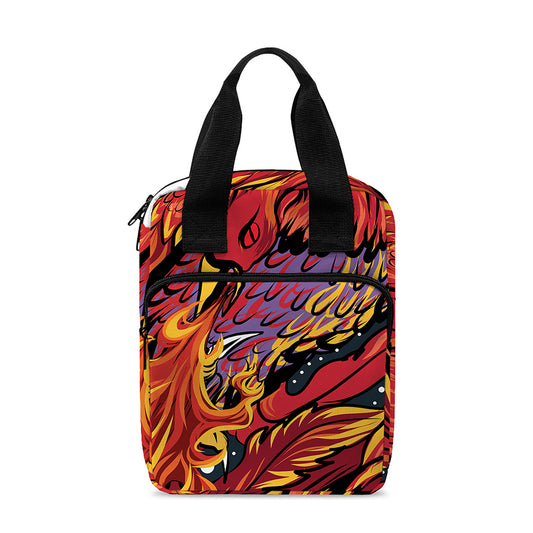 Japanese Phoenix Print Bible Tote Bag
