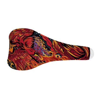 Japanese Phoenix Print Bicycle Seat Cover