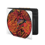 Japanese Phoenix Print Bifold Wallet