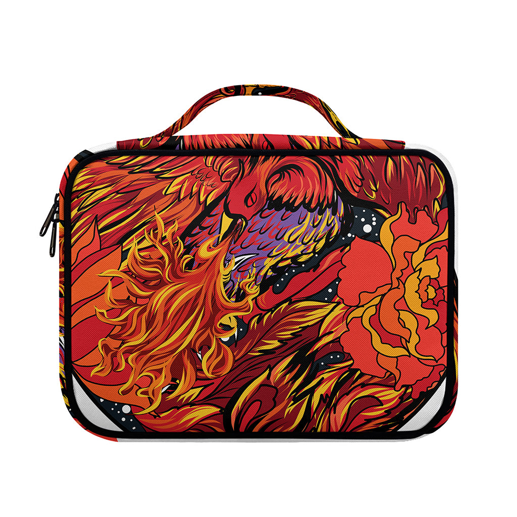 Japanese Phoenix Print Briefcase Bible Bag
