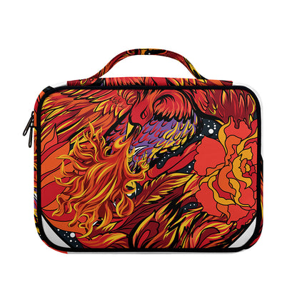 Japanese Phoenix Print Briefcase Bible Bag