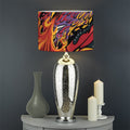 Japanese Phoenix Print Drum Lamp Shade