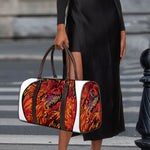 Japanese Phoenix Print Duffle Bag