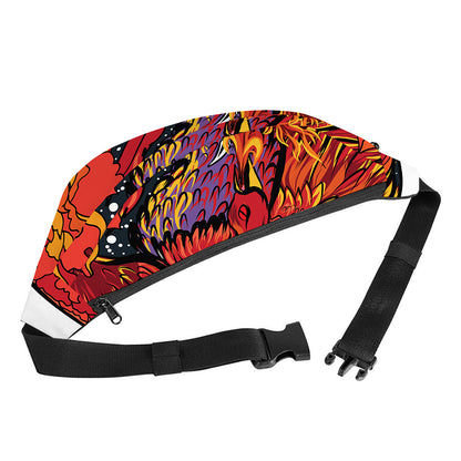 Japanese Phoenix Print Fanny Pack