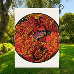 Japanese Phoenix Print Garden Flag