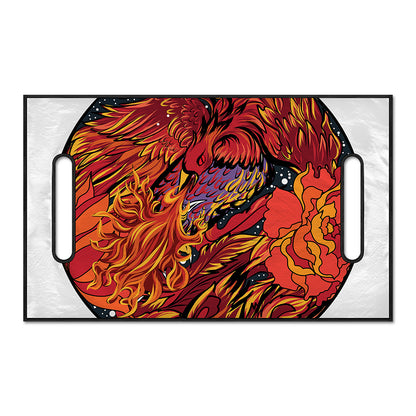 Japanese Phoenix Print Golf Cart Seat Cover