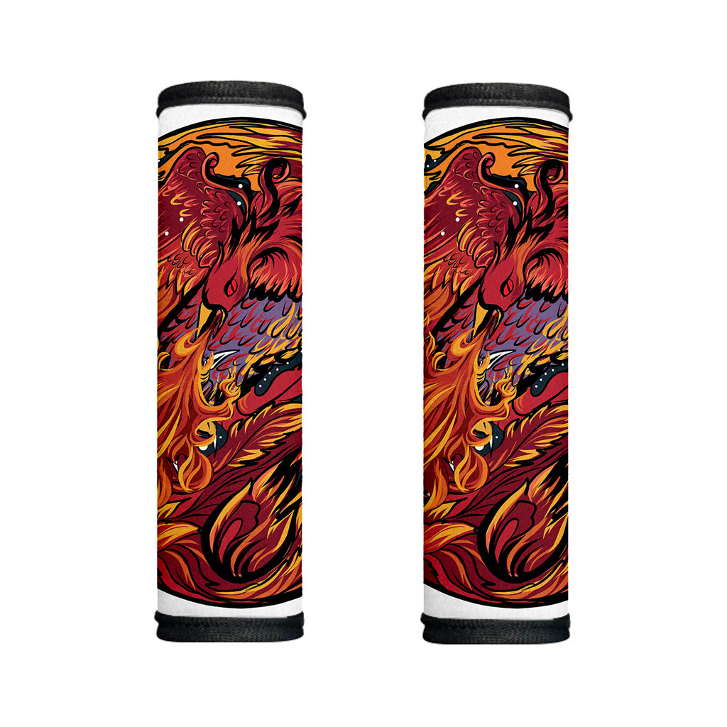 Japanese Phoenix Print Handle Covers