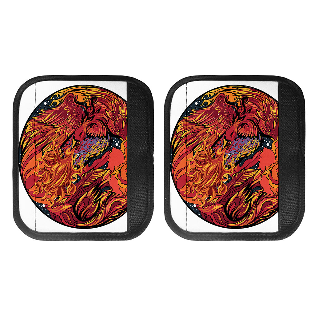 Japanese Phoenix Print Handle Covers