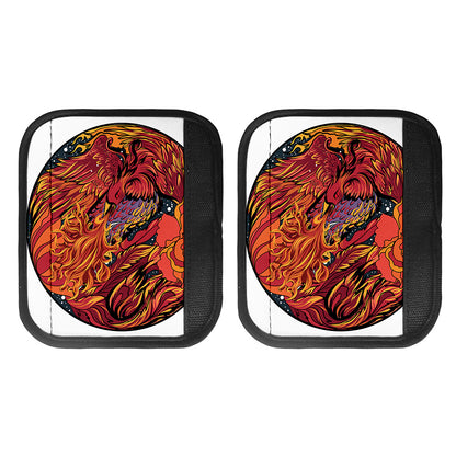 Japanese Phoenix Print Handle Covers