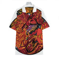 Japanese Phoenix Print Hawaiian Shirt