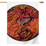 Japanese Phoenix Print House Flag