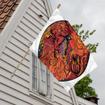 Japanese Phoenix Print House Flag