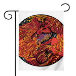 Japanese Phoenix Print House Flag