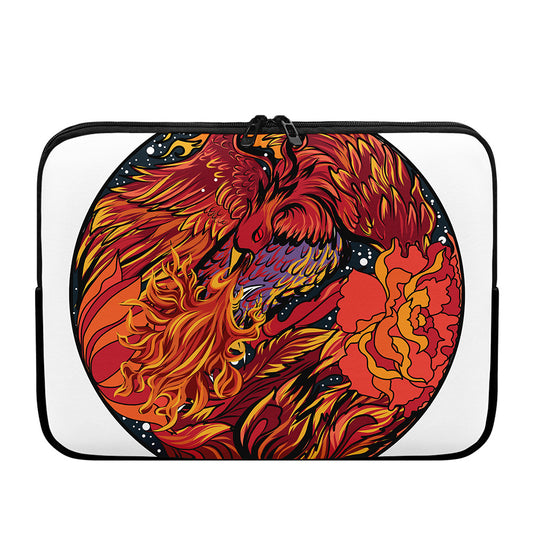 Japanese Phoenix Print Laptop Sleeve