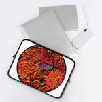 Japanese Phoenix Print Laptop Sleeve