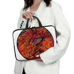 Japanese Phoenix Print Laptop Sleeve With Handle