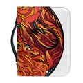 Japanese Phoenix Print Leather Bible Cover