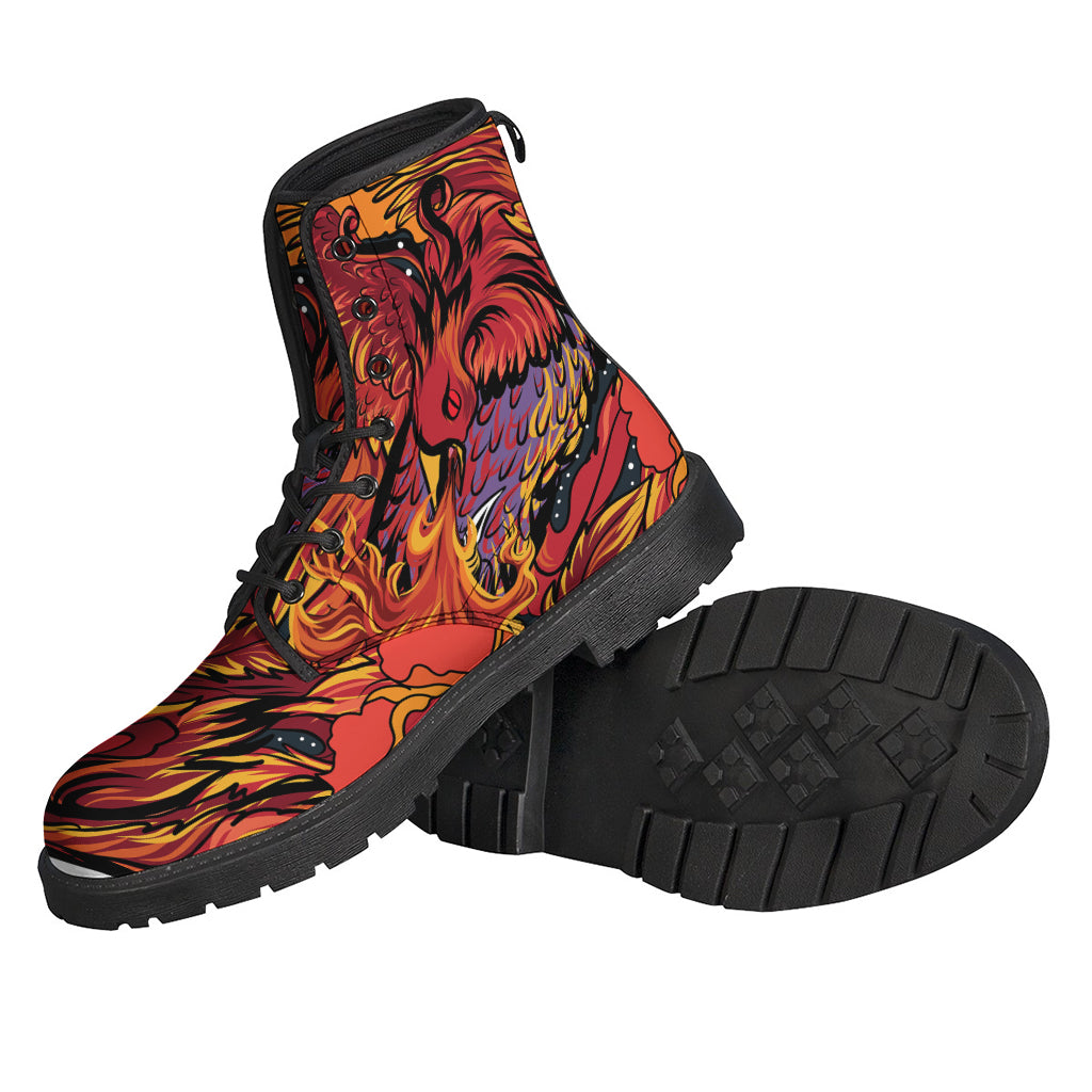 Japanese Phoenix Print Backpack