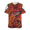 Japanese Phoenix Print Men's Sports T-Shirt