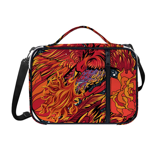 Japanese Phoenix Print Shoulder Strap Bible Bag