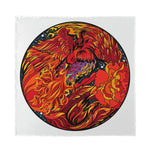 Japanese Phoenix Print Silk Bandana