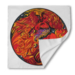Japanese Phoenix Print Silk Bandana