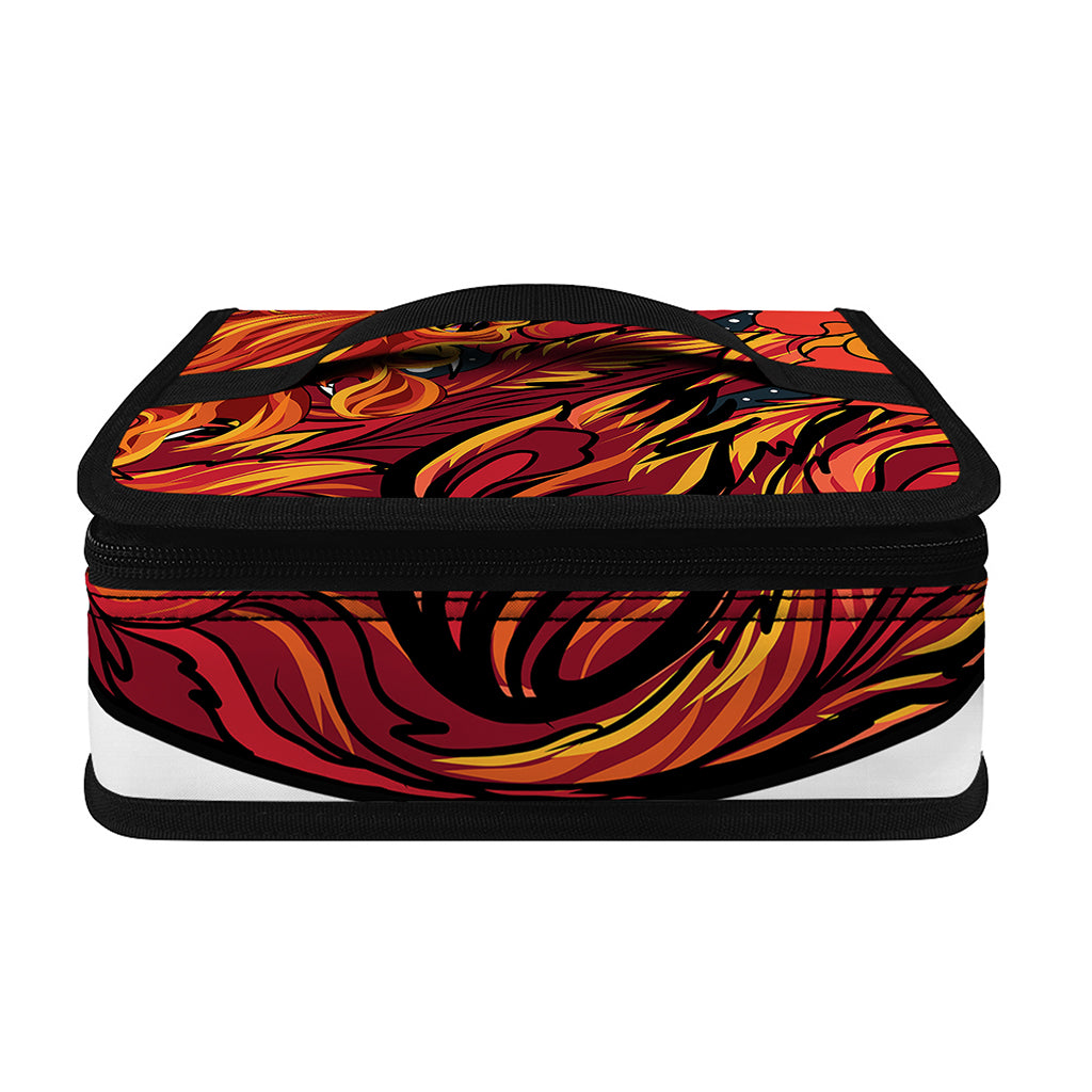 Japanese Phoenix Print Small Lunch Bag