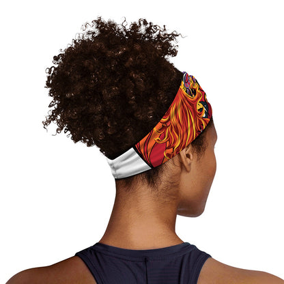 Japanese Phoenix Print Sports Headband